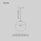 Brina Gradient Frosted Balloon Pendant Light