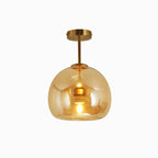 Rhea Glass Convertible Ceiling Light
