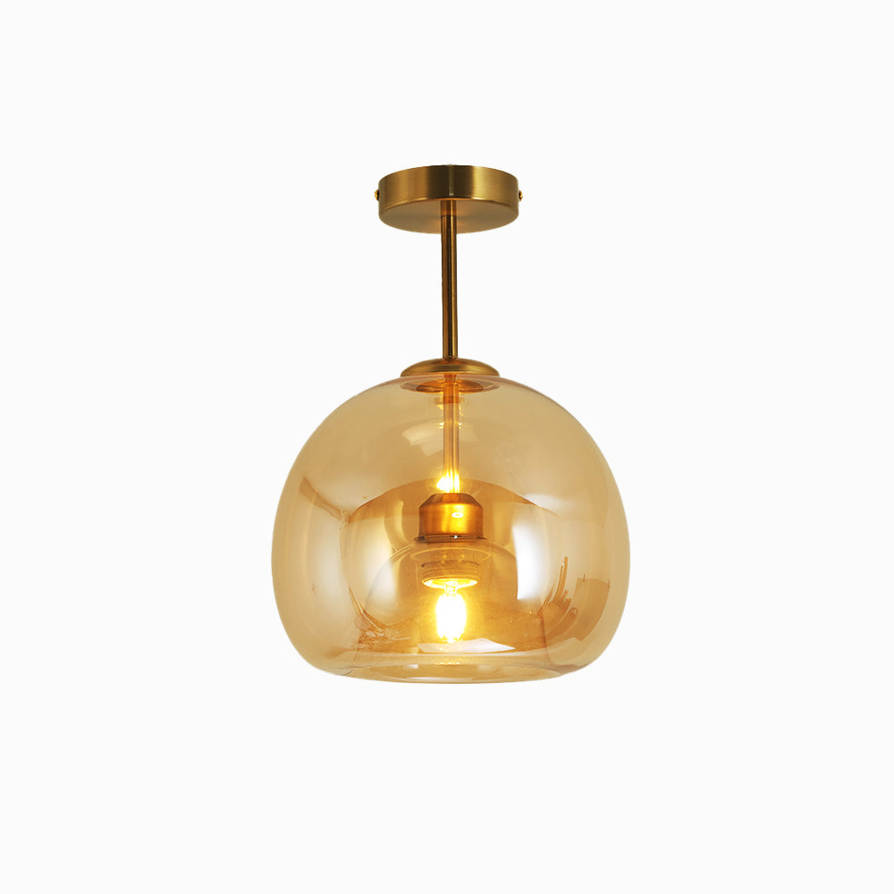 Rhea Glass Convertible Ceiling Light