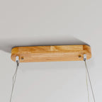 Veon Modern Oval Wood Pendant Light
