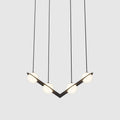 Selan Black Glass Pendant Light