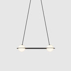 Selan Black Glass Pendant Light