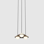 Selan Black Glass Pendant Light