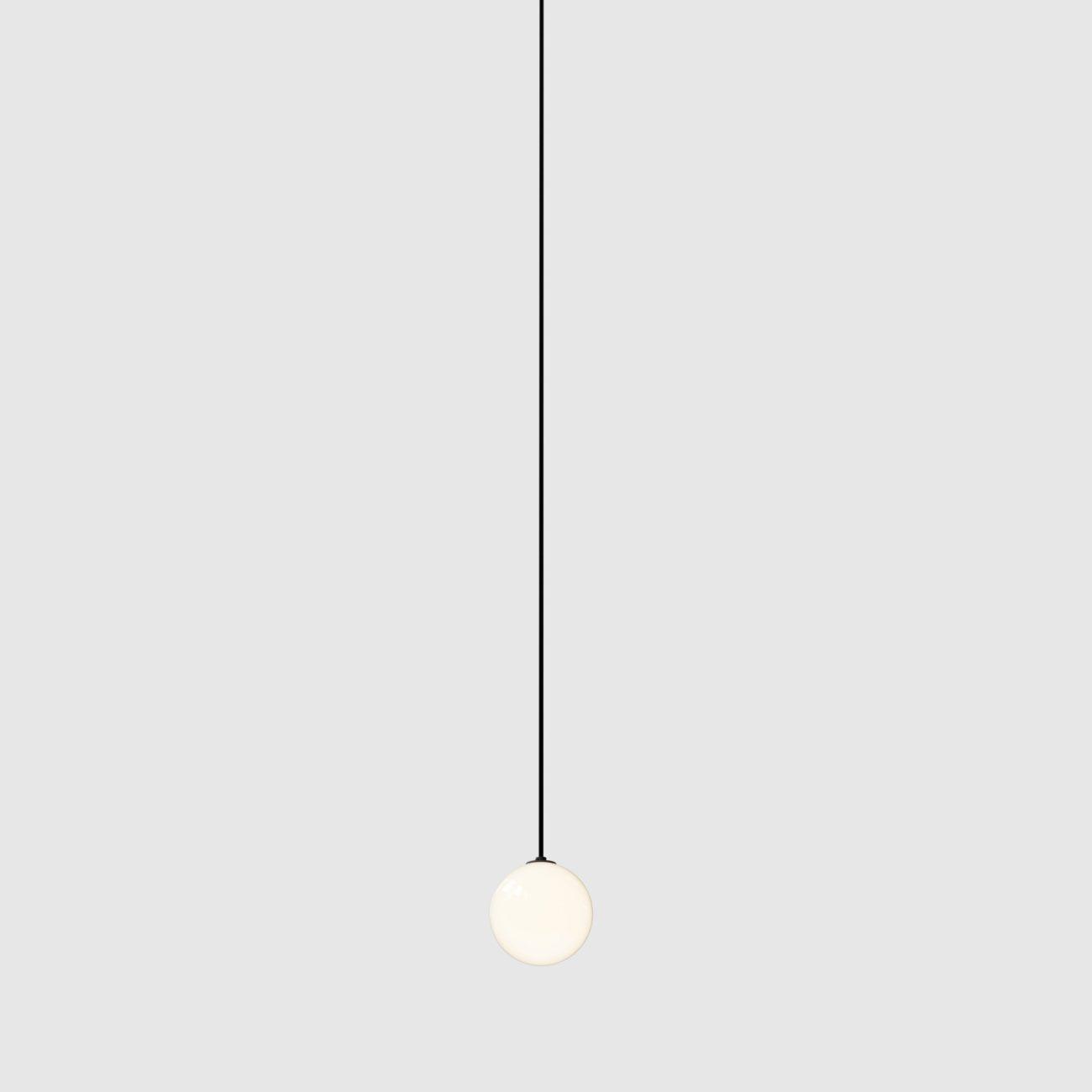 Selan Black Glass Pendant Light