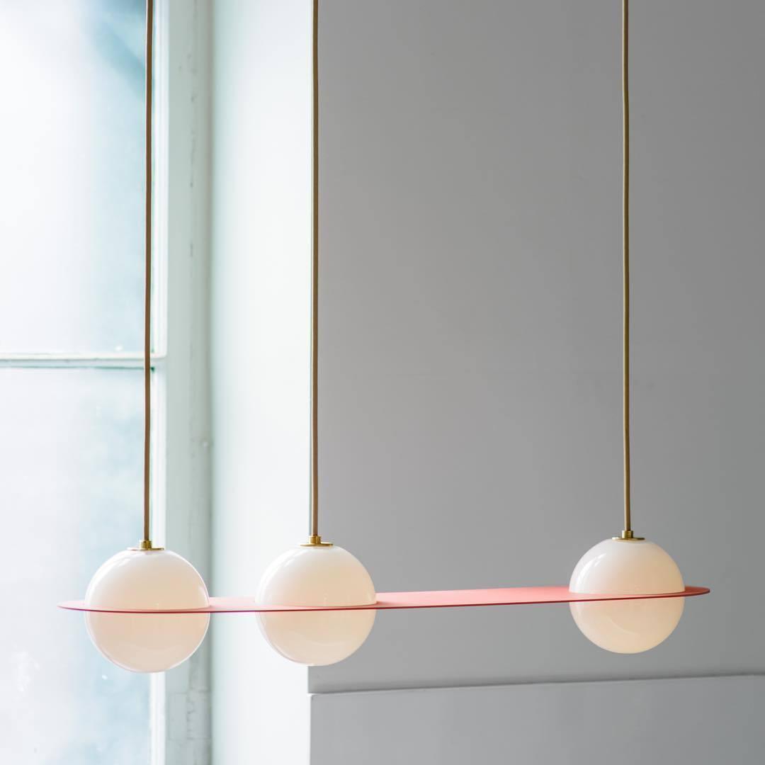 Selan Black Glass Pendant Light