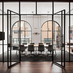 Selan Black Glass Pendant Light