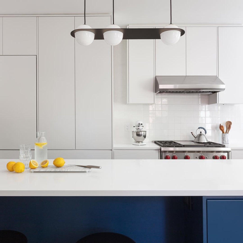 Selan Black Glass Pendant Light