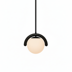 Uveta Linear Chandelier in Red and Silver