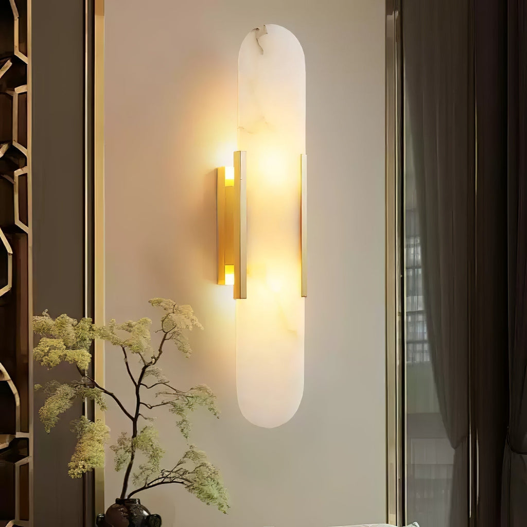 Luxury Alabaster Wall Lamp by Veo