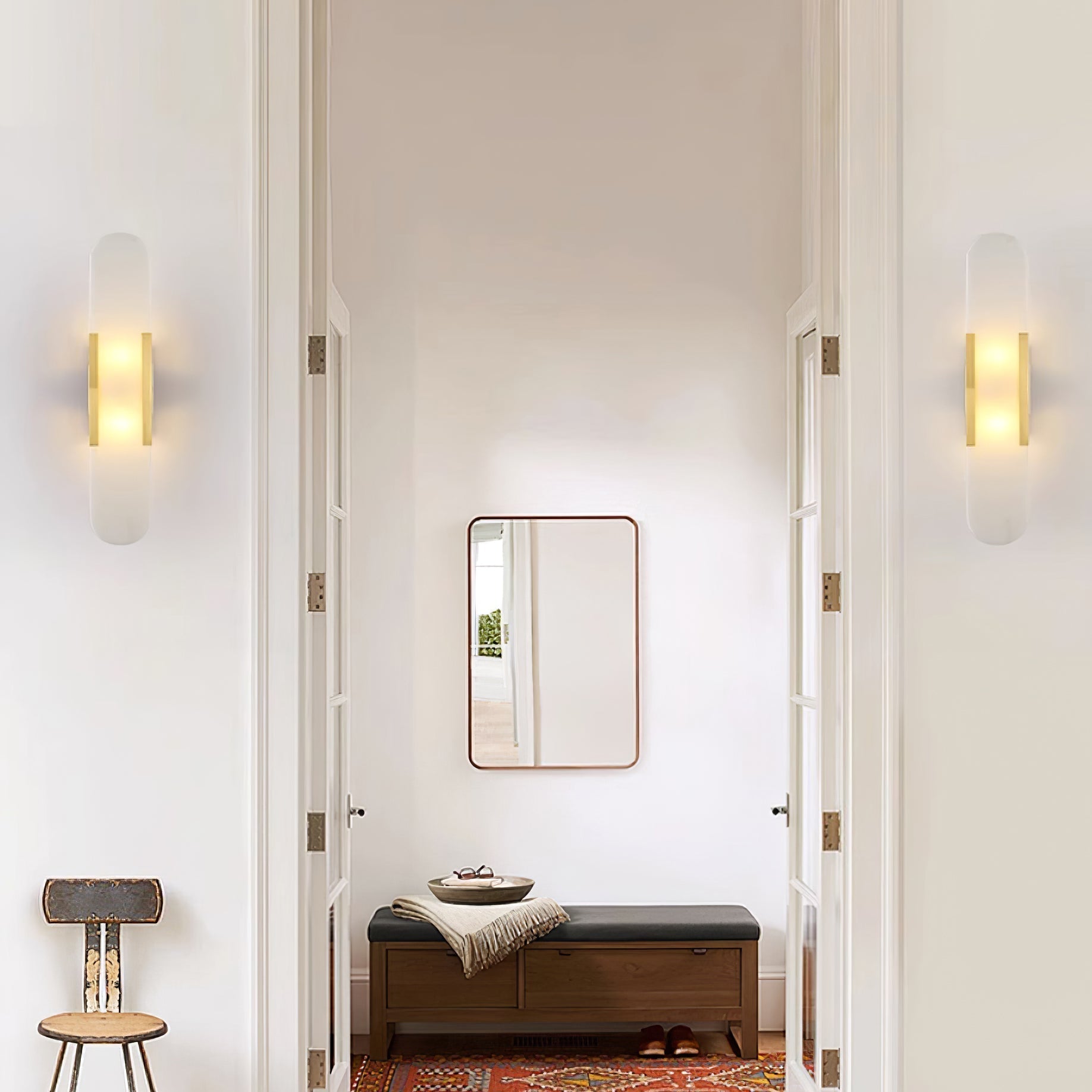 Luxury Alabaster Wall Lamp by Veo