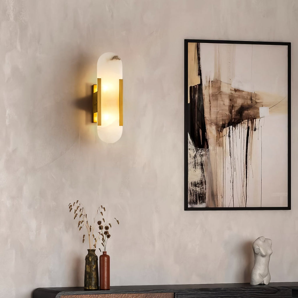 Luxury Alabaster Wall Lamp by Veo
