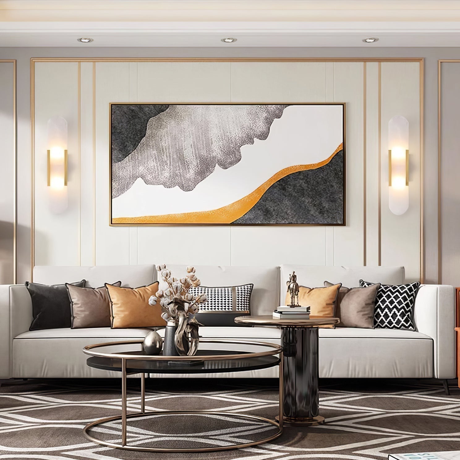 Luxury Alabaster Wall Lamp by Veo