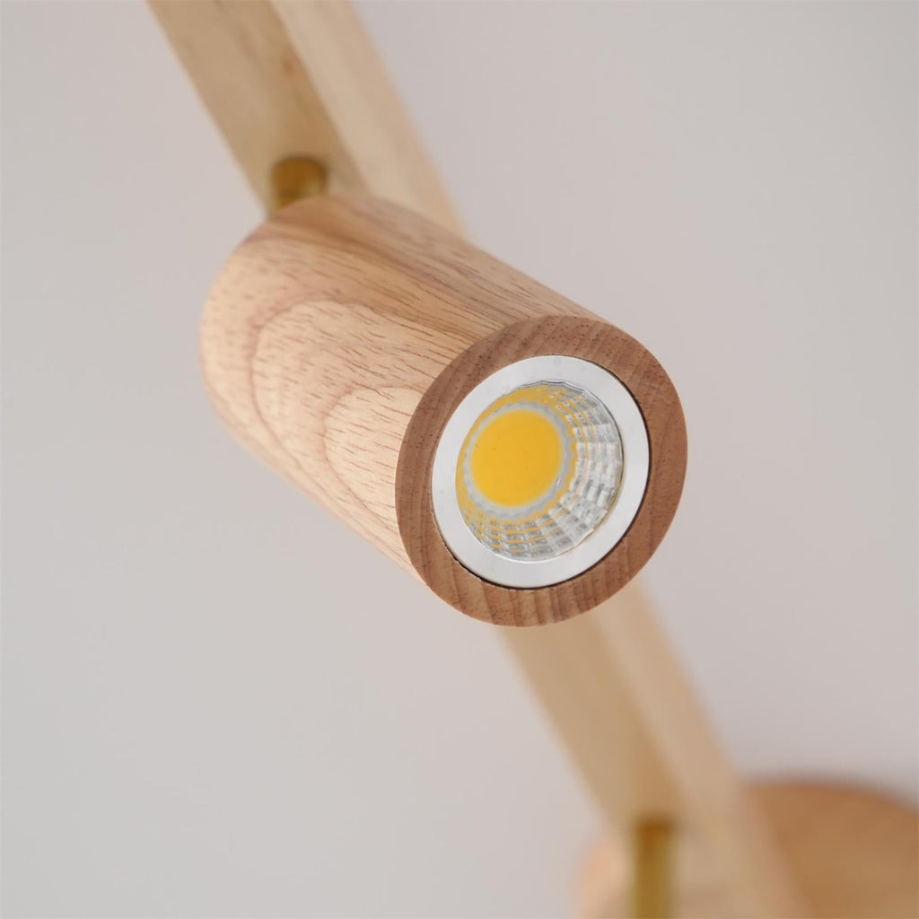 Veril Wooden Track Lighting Spotlight