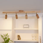 Veril Wooden Track Lighting Spotlight