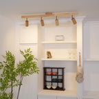 Veril Wooden Track Lighting Spotlight