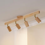 Veril Wooden Track Lighting Spotlight