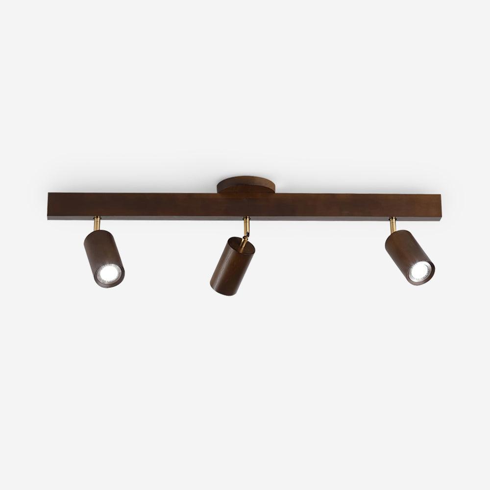 Veril Wooden Track Lighting Spotlight