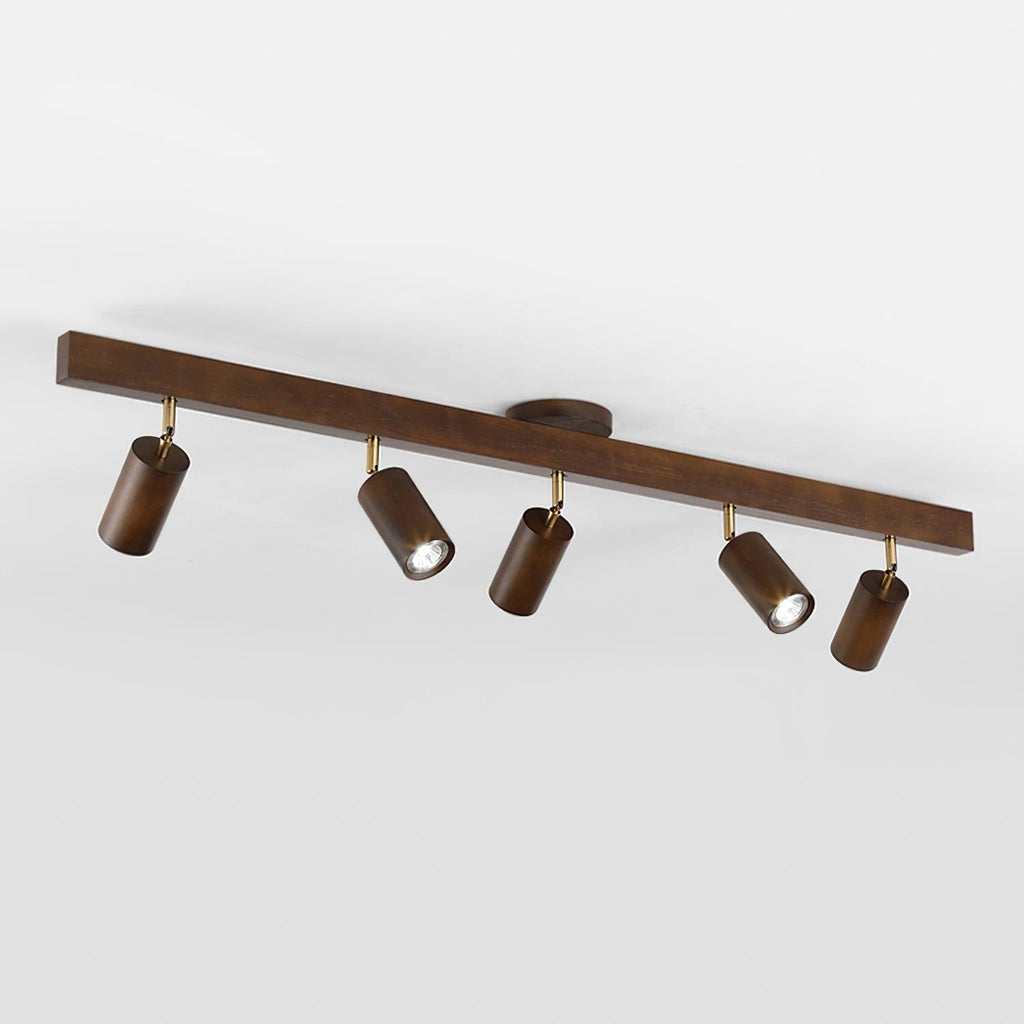 Veril Wooden Track Lighting Spotlight