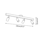Veril Wooden Track Lighting Spotlight