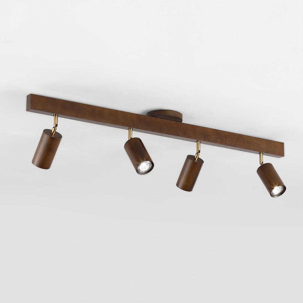 Veril Wooden Track Lighting Spotlight