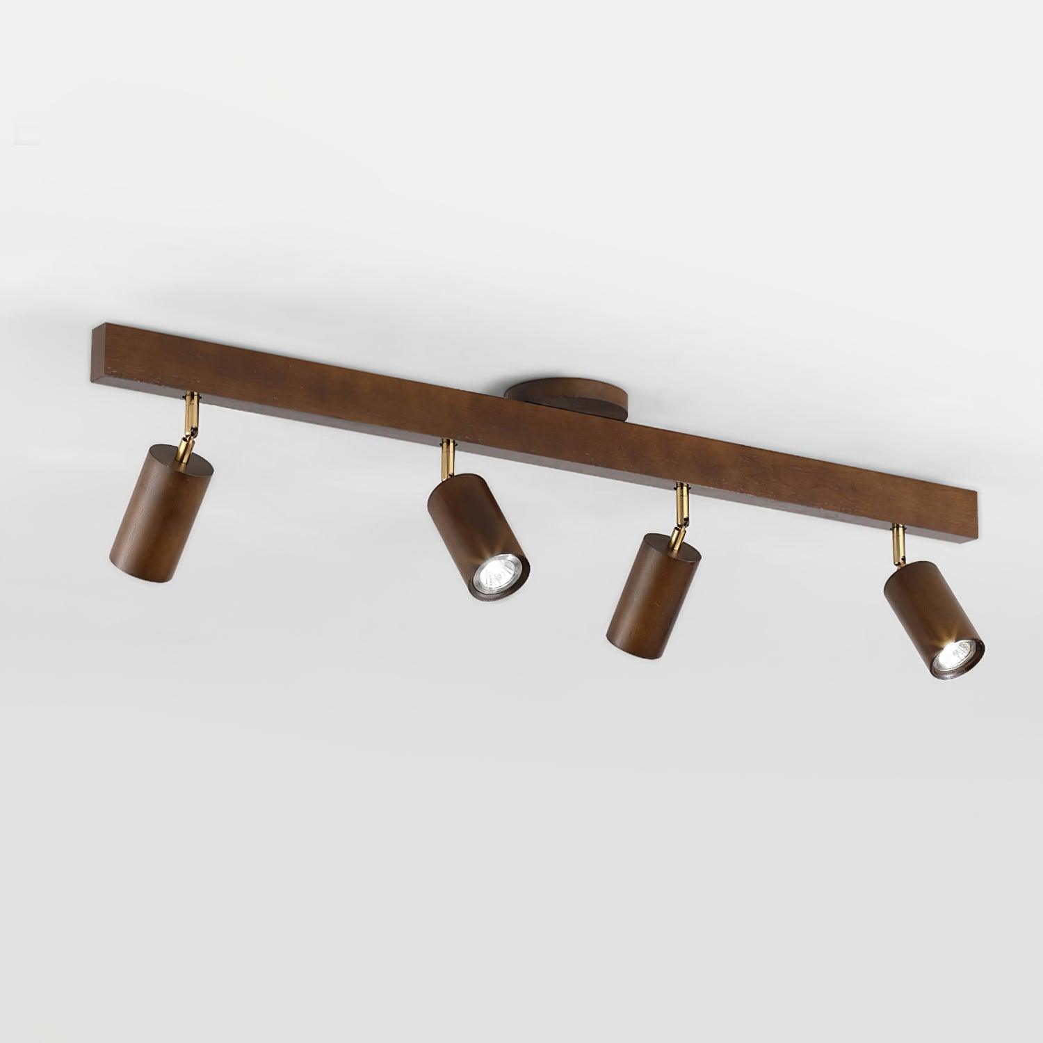 Veril Wooden Track Lighting Spotlight