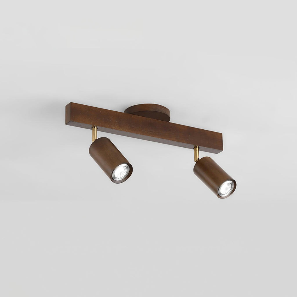 Veril Wooden Track Lighting Spotlight