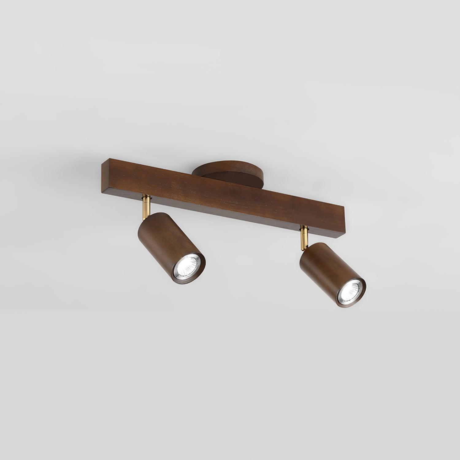 Veril Wooden Track Lighting Spotlight