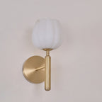 Ralin Alabaster Flowers Wall Lamp