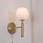 Ralin Alabaster Flowers Wall Lamp