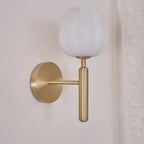 Ralin Alabaster Flowers Wall Lamp