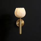 Ralin Alabaster Flowers Wall Lamp