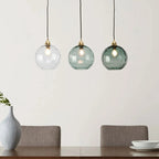 Water-Rippled Glass Pendant Lighting