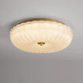 Halo Rippled Glass Ceiling Light