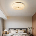 Halo Rippled Glass Ceiling Light