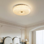 Halo Rippled Glass Ceiling Light