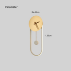 Arisha Nordic Wall Clock Lamp