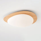 Quisti Pebble Ceiling Light in Walnut