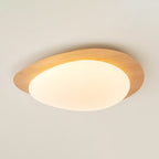 Quisti Pebble Ceiling Light in Walnut