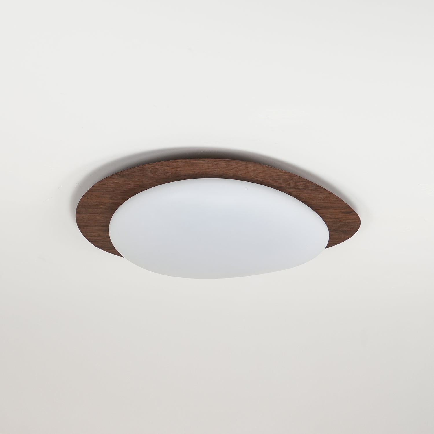 Quisti Pebble Ceiling Light in Walnut