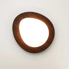 Quisti Pebble Ceiling Light in Walnut
