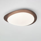 Quisti Pebble Ceiling Light in Walnut