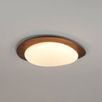 Quisti Pebble Ceiling Light in Walnut