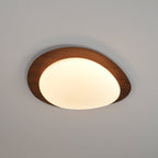 Quisti Pebble Ceiling Light in Walnut