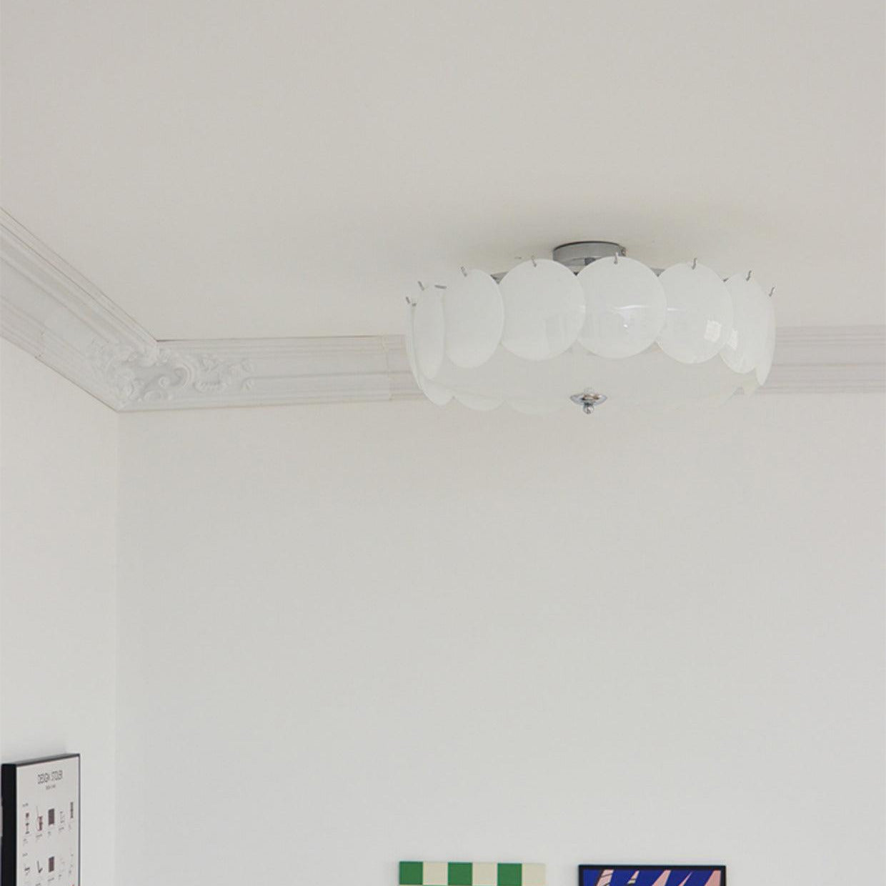 Petal Shell Ceiling Light by Meiho