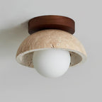 Mysa Travertine Minimalist Ceiling Light