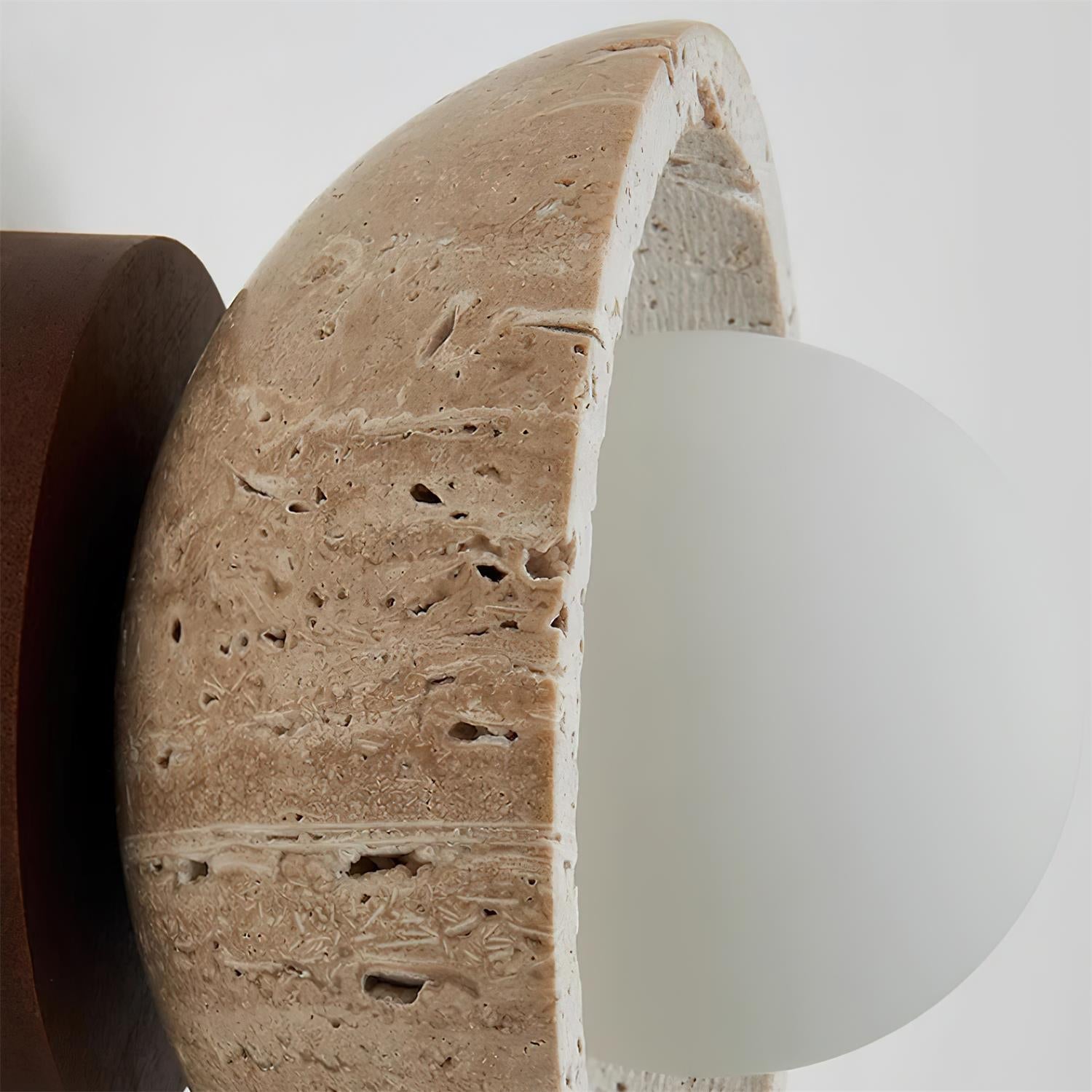 Mysa Travertine Minimalist Ceiling Light