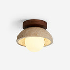 Mysa Travertine Minimalist Ceiling Light