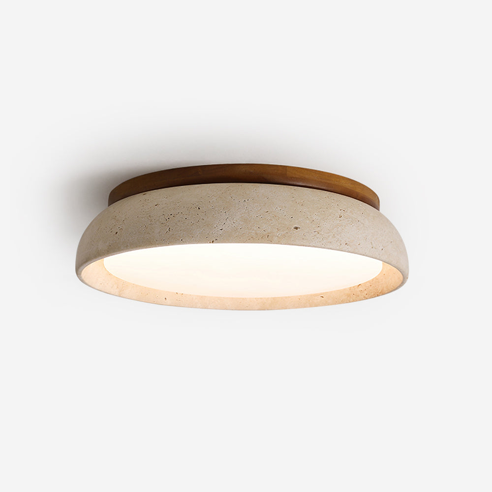 Kloris Piedra Travertine Ceiling Light