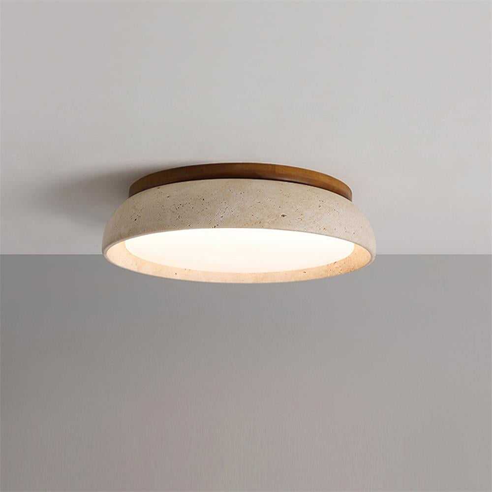 Kloris Piedra Travertine Ceiling Light