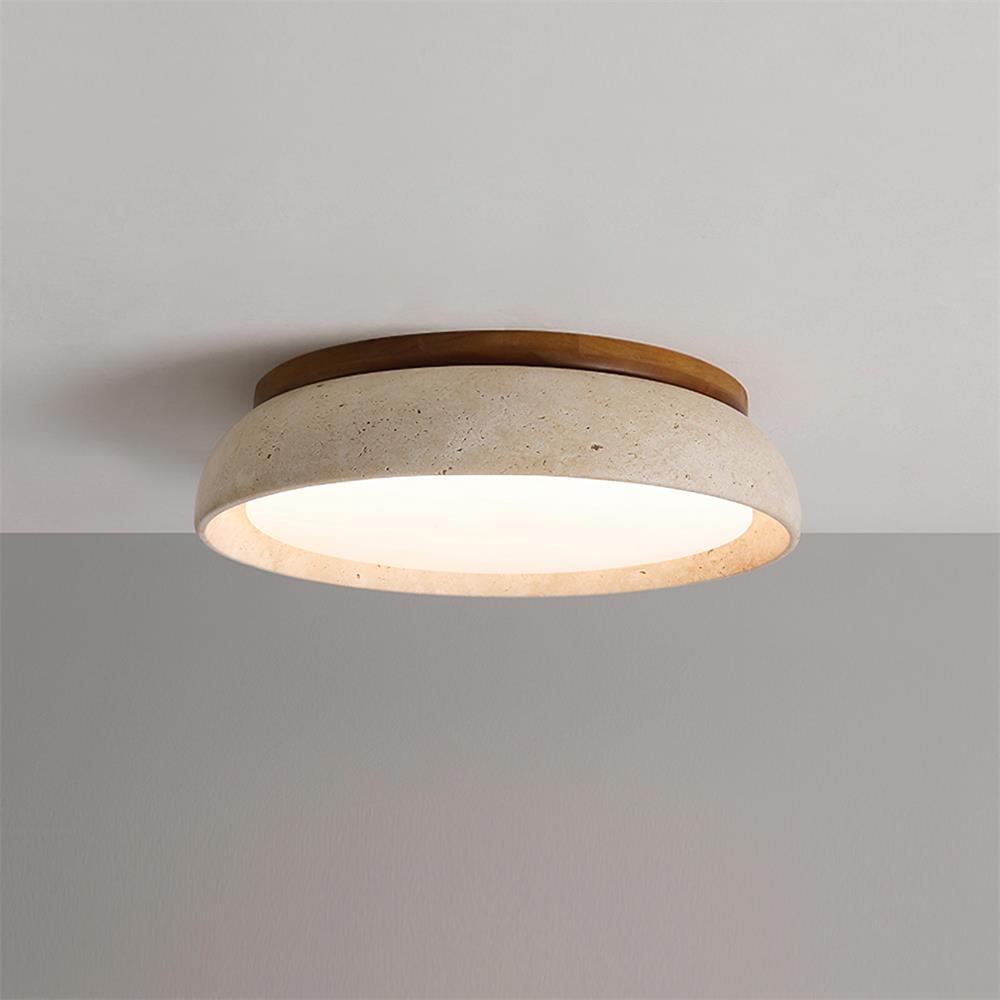 Kloris Piedra Travertine Ceiling Light
